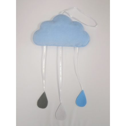 Baby Guru dekoráció kék felhő