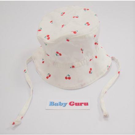 Minimanó nyári kalap fehér cseresznye 34