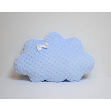 Baby Guru díszpárna felhő- kék minky  