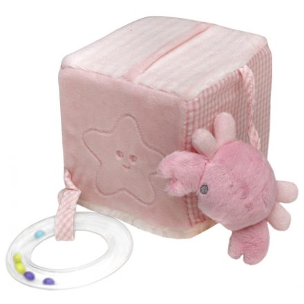 Babybruin Készségfejlesztő Kocka Nagy rózsaszín