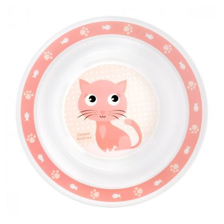 Canpol lapostányér rózsaszín cica