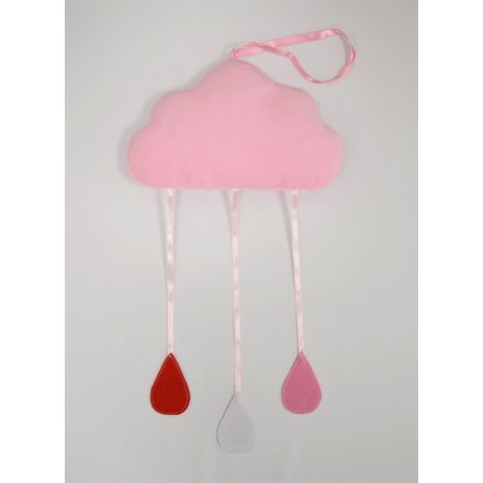 Baby Guru dekoráció rózsaszín felhő