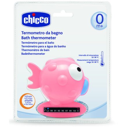 Chicco Halacskás Vízhőmérő- Pink