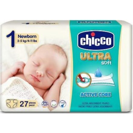Chicco Ultra Soft Pelenka 2-5Kg 27Db Újszülött