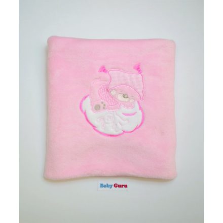 Bunny Baby wellsoft vékony takaró-rózsaszín alvó maci