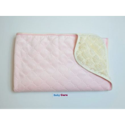 Bunny Baby wellsoft vékony takaró- rózsaszín anyagában mintás